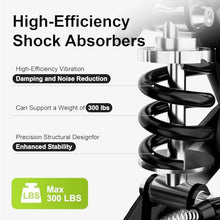 Load image into Gallery viewer, BlessReach Deluxe Medical Scooter Double Handbrake, All Terrain Steerable Knee Scooter Crutch Alternative, for Adults Injured Ankle &amp; Foot Recovery in Blacks
