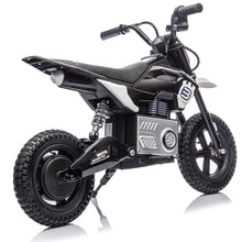 Load image into Gallery viewer, 24V Kids Ride On Electric Toy Motocross Motorcycle with High Speed Hub Motor, Shock Absorber - Ages 5-15(Black)
