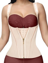 Load image into Gallery viewer, SHAPSHE Waist Trainer for Women, Tummy Control Sports Girdle, Beige classic LARGE
