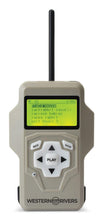 Load image into Gallery viewer, WESTERN RIVERS Mantis Pro 100 Compact Easy-to-Use Electronic Game Call - 4" Reflex Loudspeaker for Hunting with Removable Remote Control
