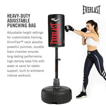 Load image into Gallery viewer, Everlast Freestanding Adjustable Punching Bag for Adults | Heavy Boxing Bag with Stand | Free Standing Punching Bag for Boxing, Muay Thai, MMA, Home Gym Training
