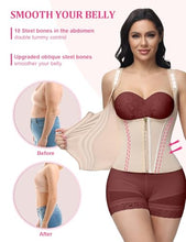 Load image into Gallery viewer, SHAPSHE Waist Trainer for Women, Tummy Control Sports Girdle,  Tan-classic -Xsmall
