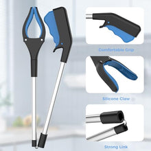 Load image into Gallery viewer, Grabber Reacher Tool for Seniors, 2 Pack Easy Grip 32" Long Handle Foldable Reacher Grabbers with Easy Grip &amp; Magnetic Tip, Reaching Assist Pickup Tool for Trash, Ideal for Elderly &amp; Disabled
