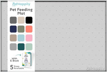 Load image into Gallery viewer, Dog Food Mat - 24x15 Raised Edges Dogs Mat for Food and Water Prevent Spill, Waterproof Cat Food Mats Protect Floors, Easy Clean Dog Bowl Mats for Food and Water, Silicone Pet Feeding Placemats Mist
