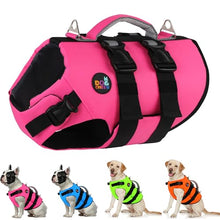 Load image into Gallery viewer, Dogcheer Dog Harness Life Jacket, High Buoyancy Neoprene Dog Life Vest for Swimming Boating, Adjustable Puppy Swim Vest Reflective Pet Float Vest for Small Medium Large Dogs - Pink, L
