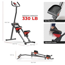 Load image into Gallery viewer, Sunny Health &amp; Fitness Smart Foldable Cardio Stair Stepper, Vertical Climber Exercise Machine
