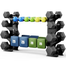 Load image into Gallery viewer, 4-Tier Dumbbell Rack Stand for Home Gym: Rack Only Holder for Dumbbells

