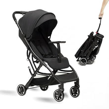 Load image into Gallery viewer, COOL KIDS Portable Stroller with Automatic Fold，Lightweight Umbrella Stroller with Pop Out Sun Canopy，Compact Strollers for Travel(Black)

