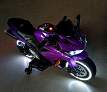 Load image into Gallery viewer, Electric Ride-On Motorcycle for Kids with 12V Motor, Training Wheels, Manual Throttle
