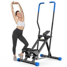 Load image into Gallery viewer, OWLSKY Stair Stepper Vertical Cardio Exercise Climber Stair-Master for Exercise at Home Full Body Workout Machine with Handlebar 330LBS Load with Adjustable Step Range Pedals
