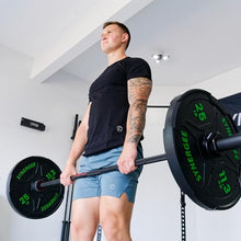 Load image into Gallery viewer, Synergee 45lb Rhino Power Bar Cerakote Finish Barbell. Rated 1500lbs for Powerlifting
