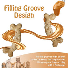 Load image into Gallery viewer, JoviQ Dog Chew Toy for Aggressive Chewers Bacon Flavored Indestructible Dog Bone Toys for Medium/Large Breed to Keep Them Busy
