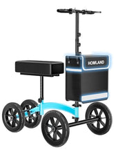 Load image into Gallery viewer, HOMLAND Knee Scooter Walker for Adults for Foot Injuries, 8'' Rubber Wheel
