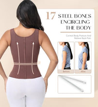 Load image into Gallery viewer, SHAPSHE Waist Trainer Corset for Women Tummy Control  Body Shaper Vest - Mocha 3XL
