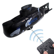 Load image into Gallery viewer, Tipmant Mini RC Submarine Remote Control Boat Ship Military Model Electric Water Toy- Black

