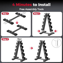 Load image into Gallery viewer, AKYEN A-Frame Dumbbell Rack Stand Only, Weight Rack for Dumbbells
