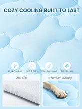 Load image into Gallery viewer, Mora Pets Dog Cooling Mat Pet Cooling Pad for Dogs &amp; Cats Q-Max>0.5, Breathable Washable Self Cool Dog Mat for Indoor Floors, Crate, Sofa &amp; Outdoor Use, Non Gel Summer Ice Silk Cold Pad Small 28x22
