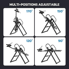 Load image into Gallery viewer, YOLEO ITX320 Inversion Table for Back Pain 2026 Foldable Inversion Table w/Removable Lumbar Pad, Reversible Ankle Holders, Easy Assembly
