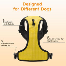 Load image into Gallery viewer, No Pull Dog Harness, No-Choke Soft Padded Reflective Dog Vest Harness with Front Clip &amp; Top Handle, 2 Quick-Release Buckles, Adjustable for Small Medium Large Dogs
