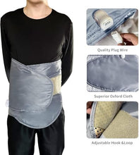 Load image into Gallery viewer, 360° Whole Circle Heat Sauna Belt Abs Sculptor Vibration Massager Fast Heating Stomach Cellulite Removal Waist and Abdominal Trainer Lower Back Pain Relief Body Shape ab Toner Machine Belly Exercise
