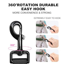 Load image into Gallery viewer, Heavy Duty Dog Leash with Soft Padded Handle, Durable Pet Walking Lead for Medium Large Dogs, Comfortable Training Leash with Secure Clasp, Black 5FT
