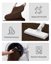 Load image into Gallery viewer, Dog Door Mat for Muddy Paws, 24"x96" Soft Chenille Absorbent Front Door Mat
