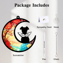 Load image into Gallery viewer, Tubuui Dog Memorial Suncatcher, Dog Memorial Gifts for Loss of Dogs, Custom with Name Date Pet Sympathy Gifts for Grief Puppy Lovers, Personalized Pet Remembrance Ornaments for Window Hanging
