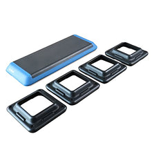 Load image into Gallery viewer, Tone Fitness Adjustable Aerobic Step Platform Exercise Step, Blue
