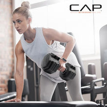Load image into Gallery viewer, CAP Barbell 55 lb Pair of Adjustable Dumbbells with Full Rotation Copper Handle
