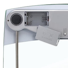 Load image into Gallery viewer, Taylor Digital Scales for Body Weight, Extra High 440 LB Capacity, Unique Blue LCD, Stainless Steel Accents Glass Platform, 12.4 x 12.4 Inches, Clear
