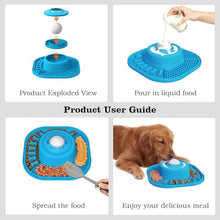 Load image into Gallery viewer, JOJDZD Dog Lick Bowl with Interactive Rolling Ball &amp; Slow Feeder
