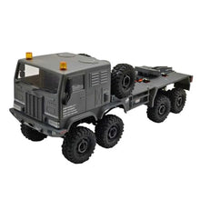 Load image into Gallery viewer, HOBBYPLUS Helidirect 1/18 RC Crawler CR18P Terranaut 8x8 RC Truck Remote Control Car w Full-Lock 8WD RTR Active All-Wheel Steering, 2-Speed Transmission, Recovery Winch, LED Lights (Gray)
