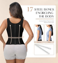 Load image into Gallery viewer, SHAPSHE Waist Trainer Corset for Women Tummy Control Body Shaper Vest-Black(Medium)

