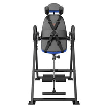 Load image into Gallery viewer, VEVOR Inversion Table, 300 lbs Capacity Heavy Duty Inversion Table, Decompression Back Stretcher Machine, Strength Training Equipment with Headrest, Ankle Lock, Adjustable Protective Belt, Blue/Black
