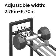 Load image into Gallery viewer, 3 Tier Dumbbell Rack, Weight Rack for Home Gym, 390 lb Capacity

