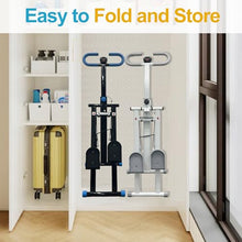 Load image into Gallery viewer, Stair Stepper for Home Gym, Foldable Vertical Climber Workout Machine, Full Body Cardio Machine with Adjustable Handles, LCD Monitor (Black)
