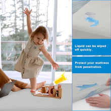 Load image into Gallery viewer, 2 Pack Mattress Protector Queen Size 100% Waterproof Fitted Mattress Cover, Breathable Noiseless &amp; Machine Washable Bed Cover Deep Pocket from 5" to 21", Bed Protector for Pets Kids Adults Light Grey
