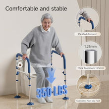 Load image into Gallery viewer, Loyoda Toilet Safety Rails for Seniors,Height-Adjustable Toilet Frame Width-Adjustable Toilet Handles Toilet Rail Provides Support for Seniors ， Pregnant ，Disabled
