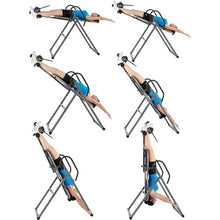 Load image into Gallery viewer, Innova Health and Fitness Inversion Table with Adjustable Headrest, Reversible Ankle Holders, and 300 lb Weight Capacity - Standard A
