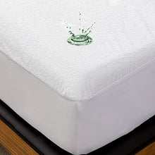 Load image into Gallery viewer, California King Size Waterproof Mattress Cover, Premium Terry Top Mattress Cover, Breathable, Noiseless, Cooing &amp; Machine-Washable Bed Cover with 21" Deep Pocket
