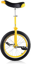 Load image into Gallery viewer, Unicycle Bicycle with Wheels, Adult Big Kids Unisex Adult Beginner Yellow Unicycle, Load 150 kg/330 lb (Size : 24inch)
