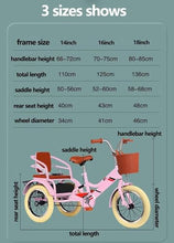 Load image into Gallery viewer, 3 Wheels Bicycle for Traveling and Hanging Out, Cruiser Bike with Pneumatic tire Spoke Wheel, Rickshaw Tricycle
