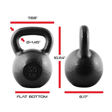Load image into Gallery viewer, WF Athletic Supply Hammerstone Painted Cast Iron Kettlebells, Available in 10-80 Pounds
