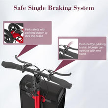 Load image into Gallery viewer, Fvzzin All Terrain Knee Scooter for Adults, Foldable Rolling Knee Scooter with DIY Stickers &amp; Shock Absorber, Steerable Knee Walker for Broken Foot, Ankle Injuries &amp; Surgery, Better Crutch Alternative
