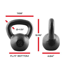 Load image into Gallery viewer, WF Athletic Supply Hammerstone Painted Cast Iron Kettlebells, Available in 10-80 Pounds
