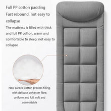 Load image into Gallery viewer, Folding Camping Cot with Mattress and Pillow, Portable No Installation Lightweight Adult Sleeping Bed for Home,Office,Camping and Travelling (Dark Grey)
