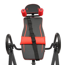 Load image into Gallery viewer, Dodoam Foldable Inversion Table for Home, 4-Position Inversion Rack with Safety Belt &amp; Anti-Slip Foot Pads, Adjustable Height 51-61" for Men &amp; Women

