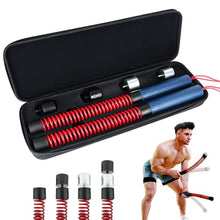 Load image into Gallery viewer, KINEOZ Upgraded Ropeless Battle Ropes for Home Gym, Four Adjustable Weight Levels, Weighted Workout Ropes for HIIT, Cardio and Strength Training Fitness Equipment

