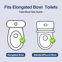 Load image into Gallery viewer, 5" Toilet Seat Riser Supports 300lbs Raised Toilet Seat with Removable Padded Arms for Seniors

