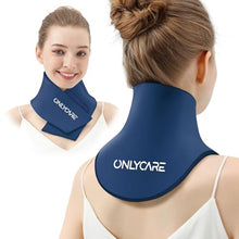 Load image into Gallery viewer, ONLYCARE Neck Ice Pack Wrap Gel - Upgraded Shoulder Ice Packs for Injuries Reusable, Hot and Cold Compress Ice Packs for Neck, Relief of Pain, Office Pressure, Swelling, Sprains
